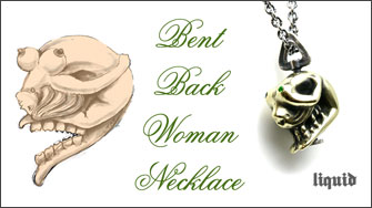 Bent Back Woman Necklace