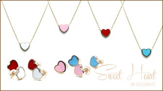 Sweet Heart Necklace & Pierce 