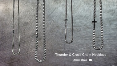 Thunder & Cross ChainNecklace