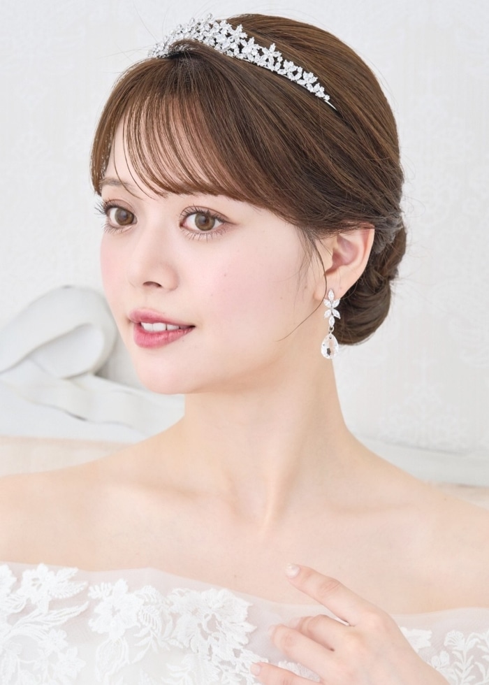 超美品！ annan wedding 人気No.1ティアラ&イヤリング me271_1.jpg