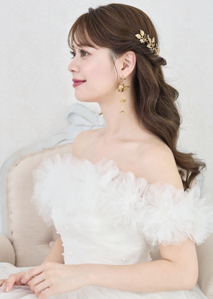 annan wedding イヤリング ヘッド ブライダルアクセサリー ブライダルアクセサリーのアンナンウェディング