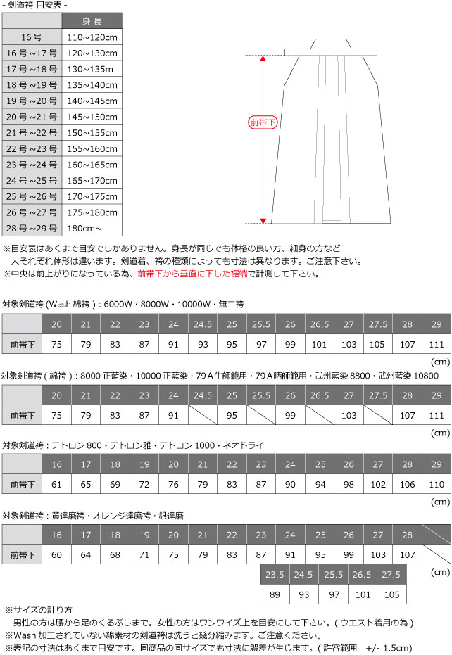 メンズ レディース 10000番正藍袴 高段者向 一般用 ウェア H1024 KUSAKURA クサクラ 剣道 23-24号 H1023