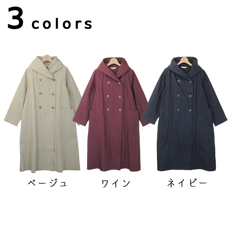 30%OFF】コート レディース 軽い 秋 冬 50代 アウター フェイクフード