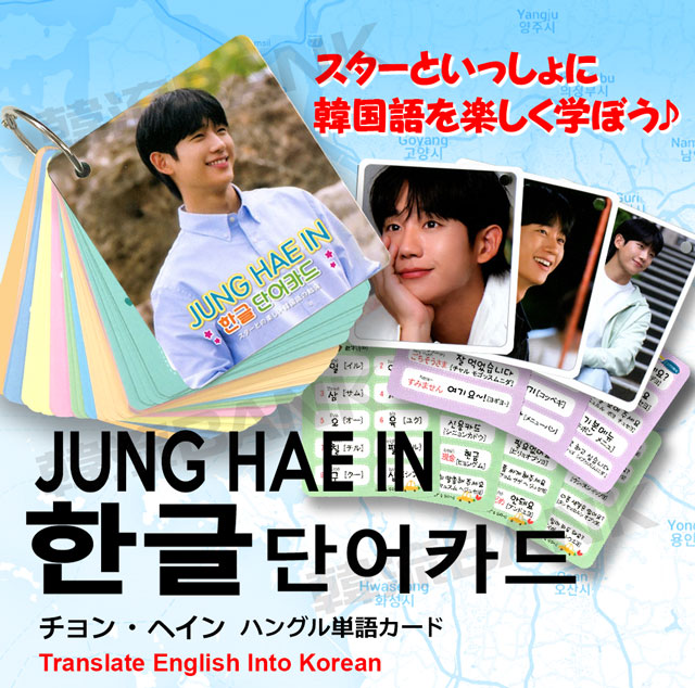 チョンヘイン (チョン・ヘイン) グッズ - 韓国語 単語 カード セット
