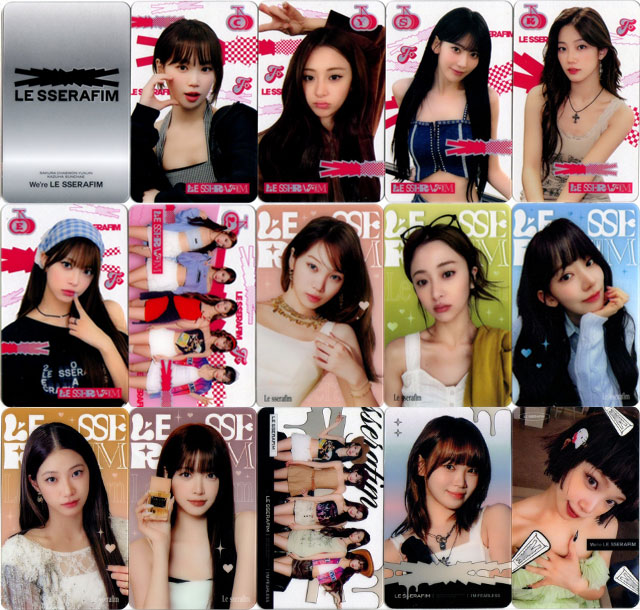 送料無料・速達】 LE SSERAFIM (ルセラフィム) グッズ - 透明 フォト