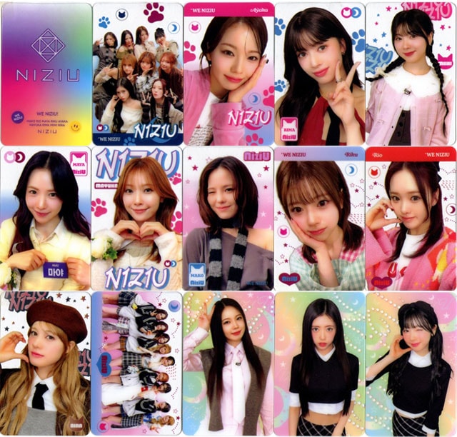 送料無料・速達】 NIZIU (ニジュー) グッズ - 透明 フォト トレカ