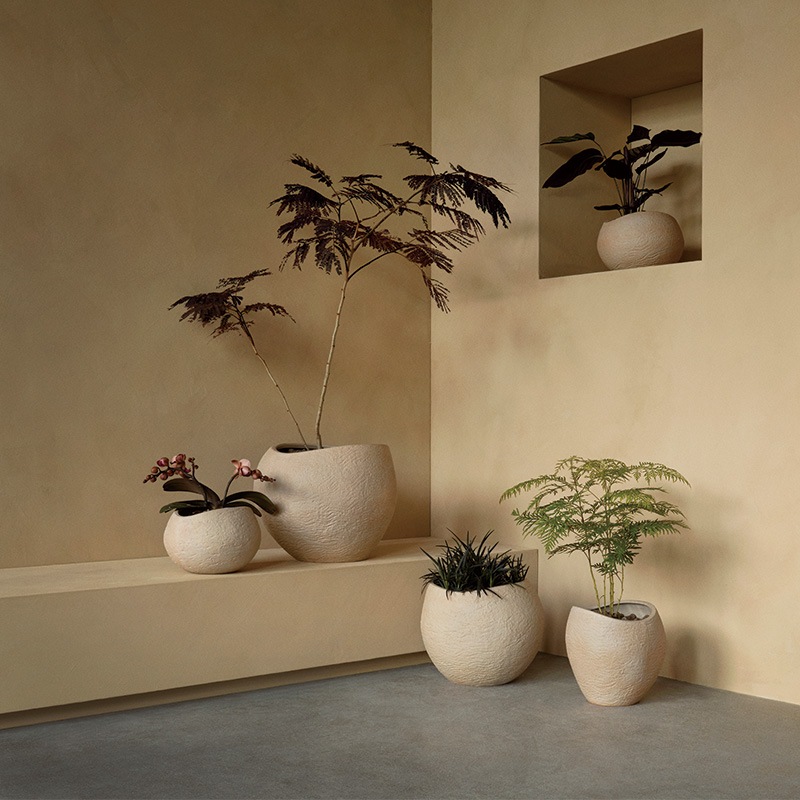 Audo Copenhagen プランタスプランター 高さ24cm アイボリー