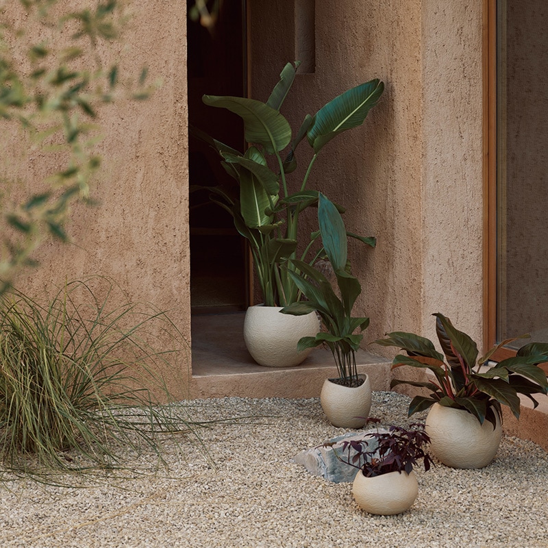 Audo Copenhagen プランタスプランター 高さ24cm アイボリー