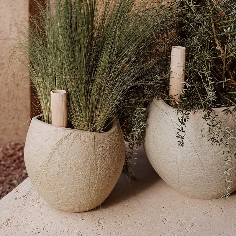 Audo Copenhagen プランタスプランター 高さ24cm アイボリー