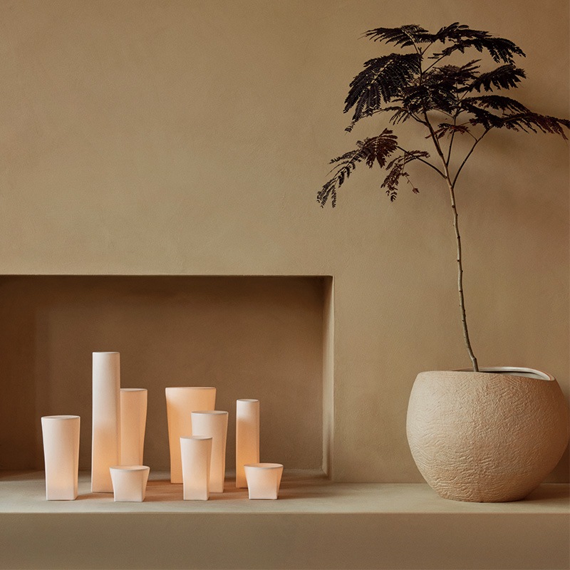 Audo Copenhagen プランタスプランター 高さ32cm アイボリー