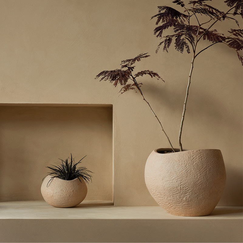 Audo Copenhagen プランタスプランター 高さ32cm アイボリー