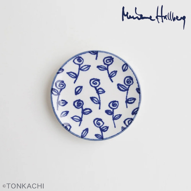 Marianne Hallberg マリアンヌハルバーグ 豆皿 ドット