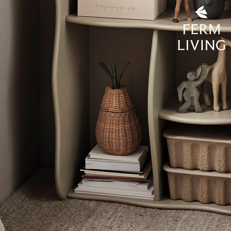 Ferm Living ペア ブレイデッドストレージ S