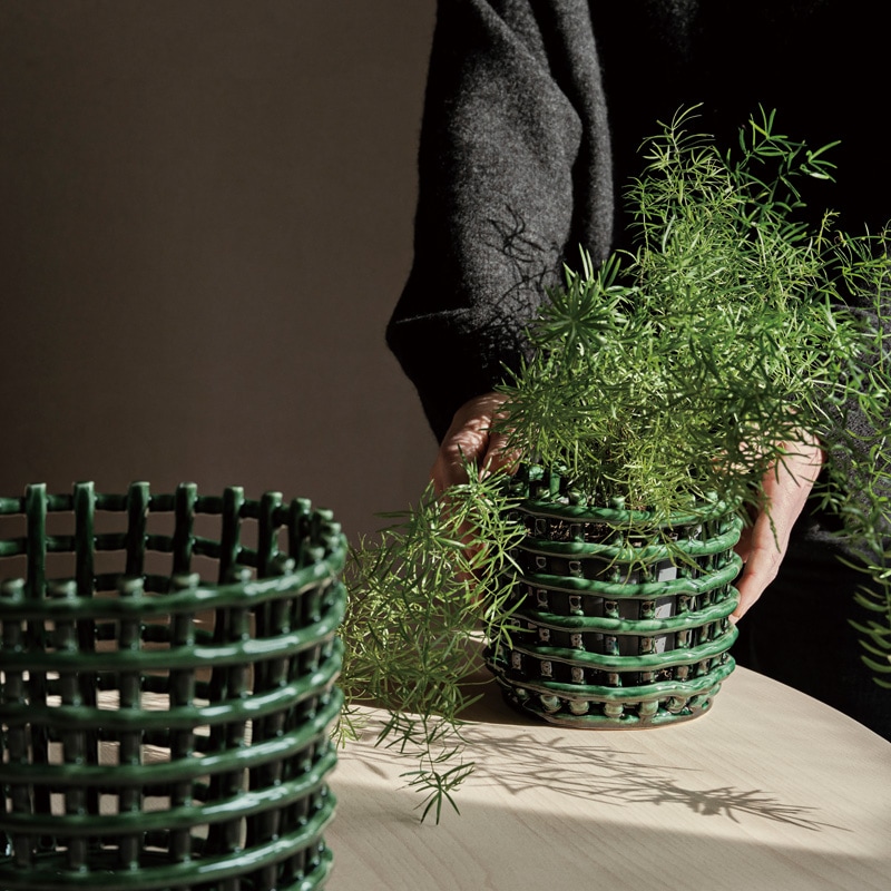 Ferm Living ファームリビング セラミックバスケット S