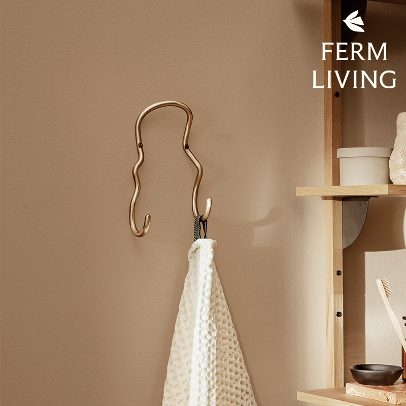 Ferm Living カーバチャー ダブルフック