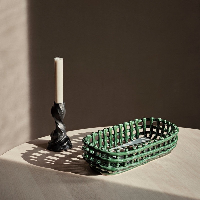 Ferm Living ファームリビング セラミックバスケット オーバル