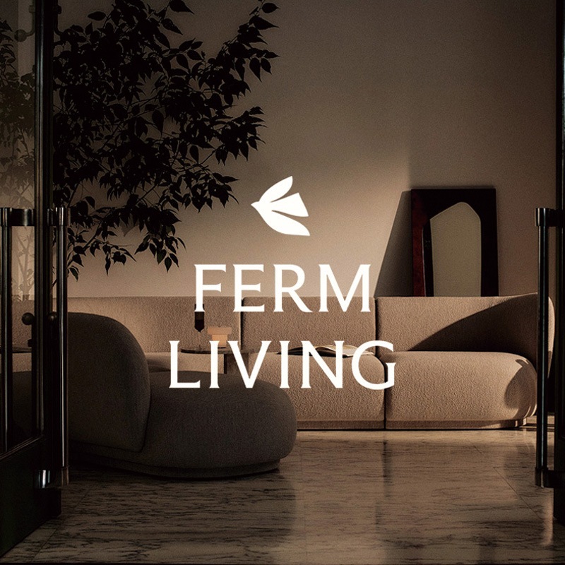 Ferm Living ペア ブレイデッドストレージ L