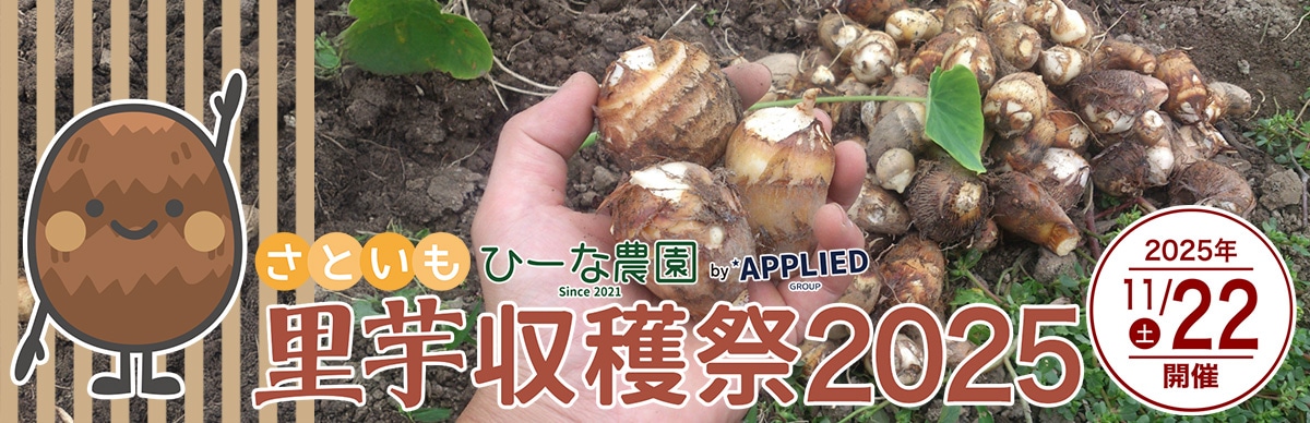 ひーな農園 里芋収穫祭2025