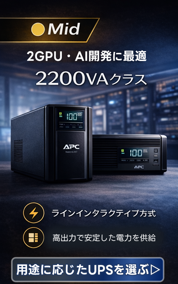 2200VA〜3000VAカテゴリへ