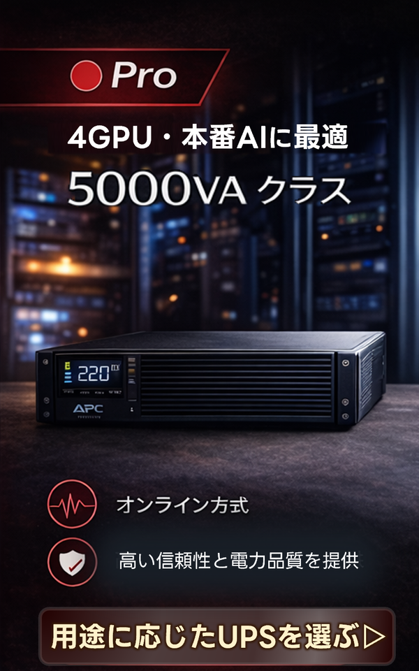 5000VAカテゴリへ