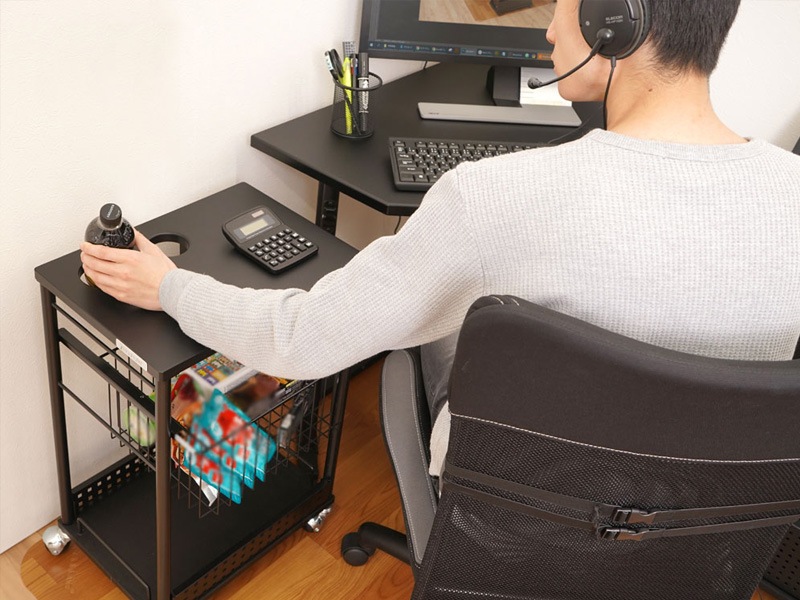 Stylish Office 3 デスクトップpc L字型デスクレイアウト Baufutte バウヒュッテ デスク チェア 4点セット アプライドネット 通販