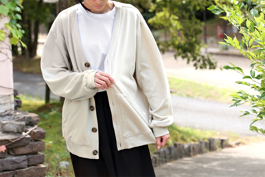 40/20ミニ裏毛ニット