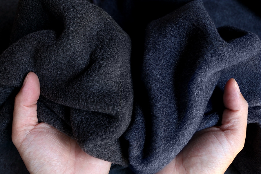  ワイド幅 レーヨン メルトンフリース