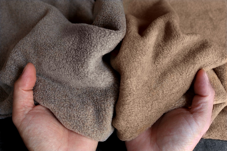  ワイド幅 レーヨン メルトンフリース