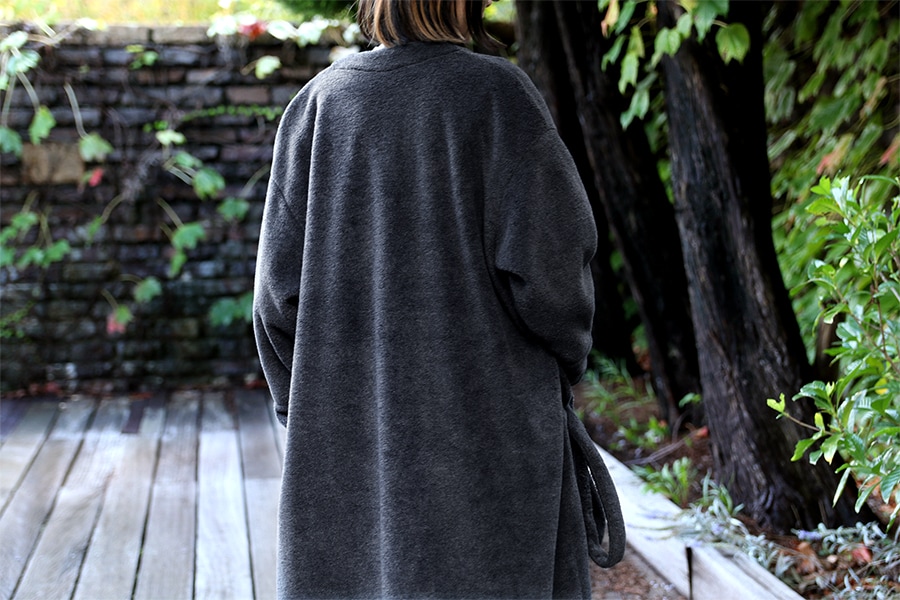 ワイド幅 レーヨン メルトンフリース 【ニット 生地 無地 秋冬 暖かい】