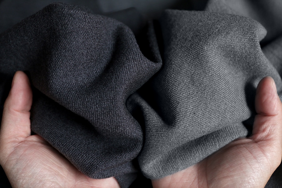 ワイド幅 コットンウールツイル ウォッシャブル