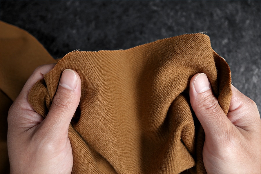 ワイド幅 コットンウールツイル ウォッシャブル