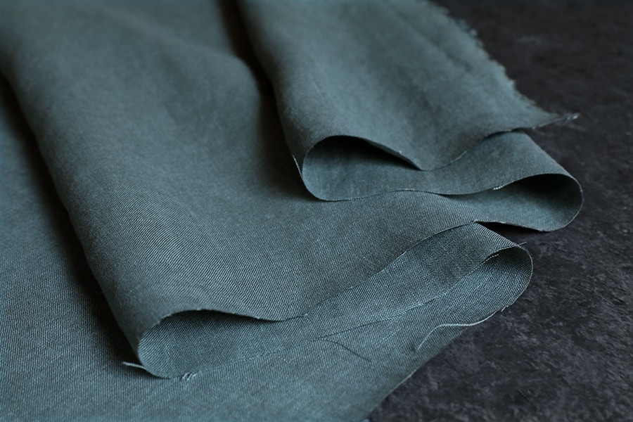 反物販売】洗いをかけた フレンチリネン odw加工 40番手 【麻 生地 無地】