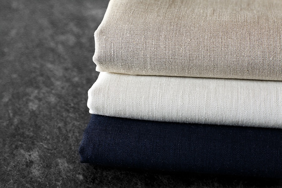 【超特価品 在庫限り】ワイド幅 美のリネン 40番手 反発樹脂加工