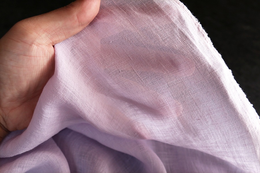 近江強撚リネンボイル 60番手