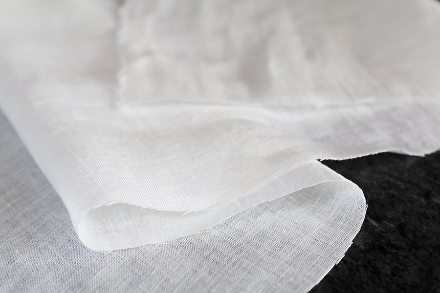 近江強撚リネンボイル 60番手