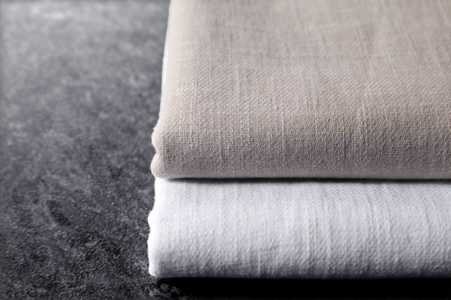 くたくたリネンツイル バイオウォッシュ 25番手