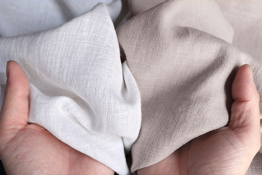 超特価品 在庫限り】くたくたリネンツイル バイオウォッシュ 25番手