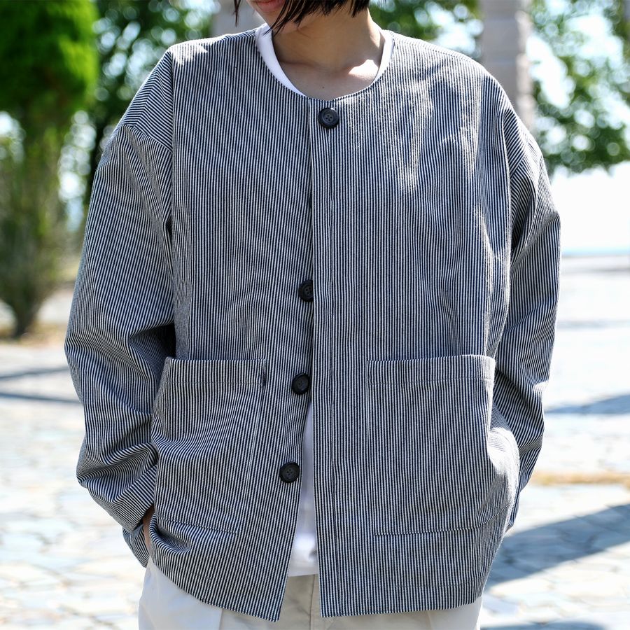 ノーカラージャケット