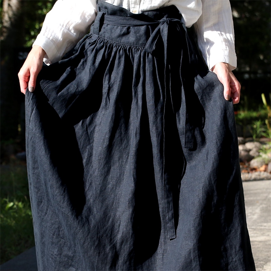 洗いをかけた フレンチリネン odw加工 40番手 【麻 生地 無地】