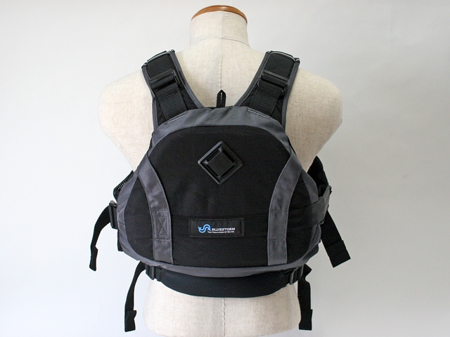 カヌー・カヤック用ライフジャケット　BSJ-RV301 HORIZON　ブラックグレー　ブルーストーム 高階救命器具