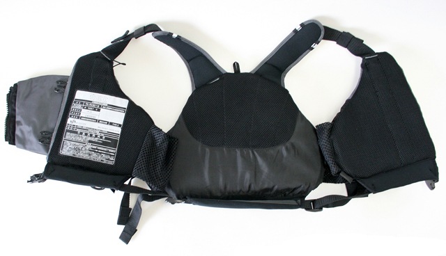 カヌー・カヤック用ライフジャケット　BSJ-RV301 HORIZON　ブラックグレー　ブルーストーム 高階救命器具