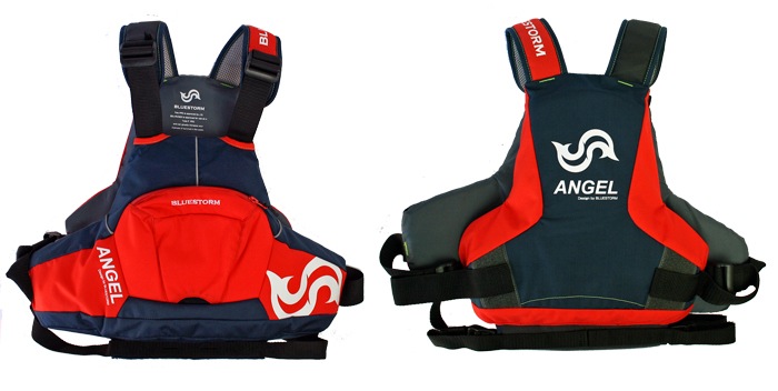 カヌー・カヤック用フローティングベスト　エンジェル BSJ-RV302　ネイビー　ブルーストーム 高階救命器具