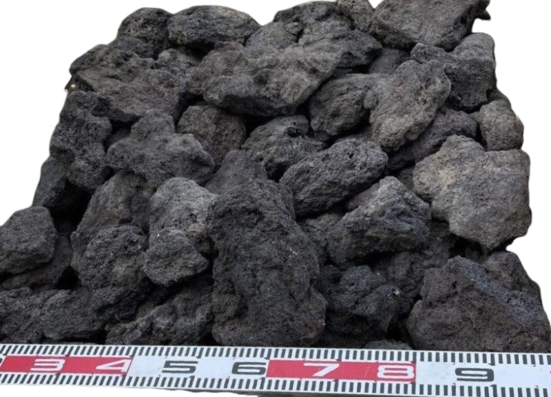 火山岩の表面の写真