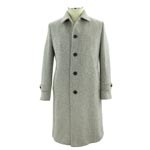 ウールロングコート/ライトベージュ