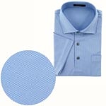 無地ライクジャカードポロシャツ