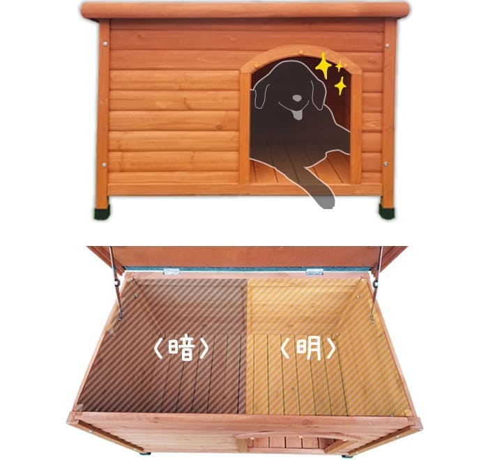 木製の屋外用犬小屋｜アークランズオンラインおすすめの犬舎