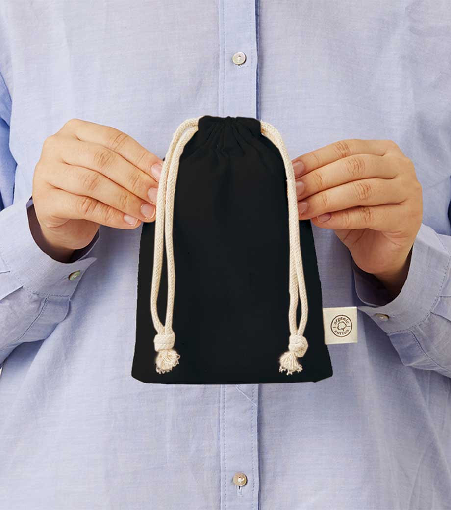 オーガニックコットン巾着