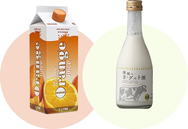 オレンジジュース × 浅間のヨーグルト酒