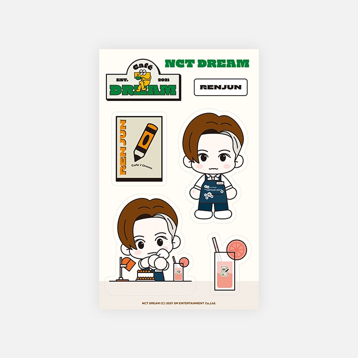 【予約】NCT DREAM REMOVABLE LUGGAGE STICKER_Cafe 7 DREAM CHARACTER  MD「SMTOWN&STORE」-k-funshop