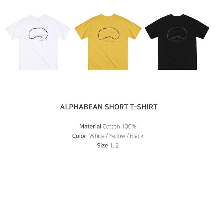 2次予約】JOHNNY ALPHABEAN SHORT T-SHIRT「NCT127XSLOWACID